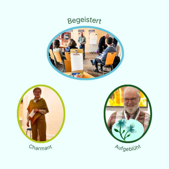 Titelbild: Charmant reden, Aufblühen, Begeistern